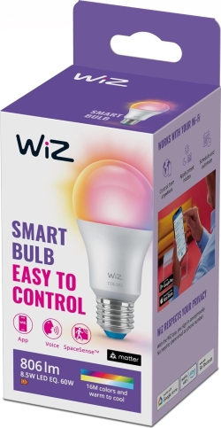 Bombilla Inteligente Wiz LED E27 806L (929003601001) Bombilla Inteligente Wiz LED E27 806L (929003601001) | Hay 9 unidades en almacén | Entrega a domicilio en Canarias en 24/48 horas laborables