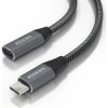 Cable AISENS USB-C/M a USB-C/H 1.5m Gris (A107-0761) | (1)