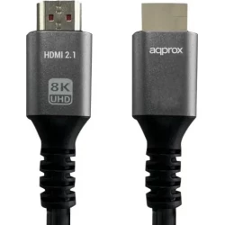 Cable Approx HDMI/M a HDMI/M 1m Negro/Gris (APPC62) | Hay 10 unidades en almacén | Entrega a domicilio en Canarias en 24/48 horas laborables