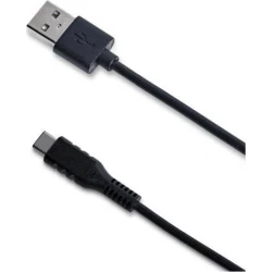 Cable CELLY USB-A a USB-C 2m Negro (USB-C2M) | 8021735731092
