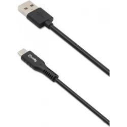 Cable CELLY USB-A a USB-C 3m Negro (USB-C3MBK) | Hay 1 unidades en almacén | Entrega a domicilio en Canarias en 24/48 horas laborables