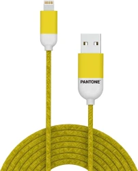 Cable PANTONE USB-A/M a Lightning/M 1.5m (PT-LCS001-5Y) | Hay 3 unidades en almacén | Entrega a domicilio en Canarias en 24/48 horas laborables