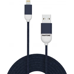 Cable PANTONE USB-A a Lightning Azul (PT-LCS001-5N)