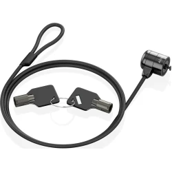 Cable Seguridad AISENS Cerradura 1.5m (ASLK-D40K04-BK) | Hay 2 unidades en almacén | Entrega a domicilio en Canarias en 24/48 horas laborables