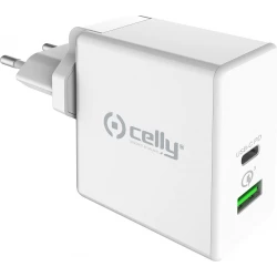 Celly TCUSBC45WWH cargador de dispositivo móvil Blanco Interior | 8021735744863 [1 de 4]