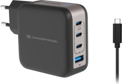 Cargador Pared CONCEPTRONIC USB-A/C GaN 33W (ALTHEA16W) | Hay 10 unidades en almacén | Entrega a domicilio en Canarias en 24/48 horas laborables