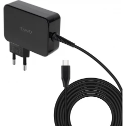TooQ Cargador de portátil GAN USB-C PD3.0 90W, Negro | TQLC-USBCGAN90PD | 8433281013193 [1 de 4]