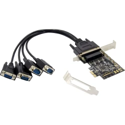 Controladora CONCEPTRONIC PCIe 2.0 4xRS232 (EMRICK12B) | Hay 5 unidades en almacén | Entrega a domicilio en Canarias en 24/48 horas laborables