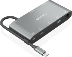 Dock Station AISENS USB-C a HDMI/USB/PD (ASUC-8P010-GR) | 8436574709407 [1 de 6]