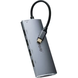 Docking EQUIP USB-C a USB-A/HDMI 100W Plata (EQ133482) | Hay 5 unidades en almacén | Entrega a domicilio en Canarias en 24/48 horas laborables