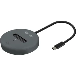 AISENS USB-C Dock M.2 (NGFF) ASUC-M2D014-GR SATA/NVMe A USB3.1 Gen2, Gris | 8436574708332 [1 de 5]