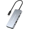 Conceptronic DONN22G base para portátil y replicador de puertos Alámbrico USB 3.2 Gen 2 (3.1 Gen 2) Type-C Gris | (1)
