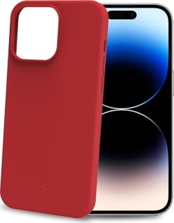 Funda Celly Cromo Iphone 15 Pro Rojo (CROMO1054RD)