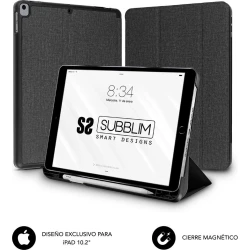 Funda SUBBLIM para iPad 10.2`` Negra (SUBCST-5SC310) | 8436586742058 | Hay 4 unidades en almacén | Entrega a domicilio en Canarias en 24/48 horas laborables