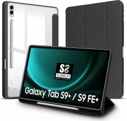Funda SUBBLIM 12.4`` Tab S9+/S9 FE Negra (SUBCST-5SC510) | Hay 2 unidades en almacén | Entrega a domicilio en Canarias en 24/48 horas laborables
