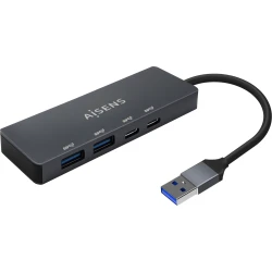 Hub AISENS USB-A a 2xUSB-A 2xUSB-C Gris (A106-0746) | 8436574709179 [1 de 3]