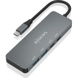Hub AISENS USB-C a 2xUSB-A/2xUSB-C Gris (A109-0694) | 8436574708141 [1 de 5]