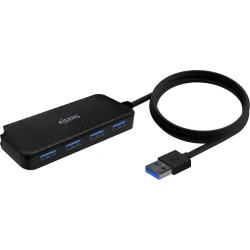 Hub AISENS USB-A 3.0 a 4xUSB-A 3.0 Negro (A106-0714) | 8436574708608 [1 de 3]