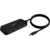 Hub AISENS USB-C 3.0 a 4xUSB-A 3.0 Negro (A109-0716) | (1)