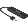 Hub EQUIP Life A USB-C3.0 a 4xUSB-A3.0 Negro (EQ128959) | (1)