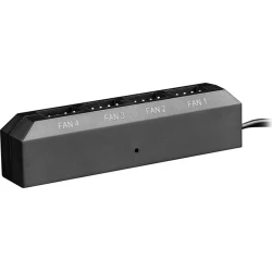 Hub Ventiladores DeepCool FH-04 4p Negro(DP-F04PWM-HUB) | Hay 2 unidades en almacén | Entrega a domicilio en Canarias en 24/48 horas laborables