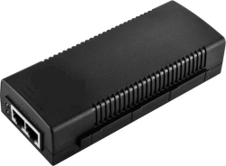 Inyector ECOM 1p PoE 2p GbE Negro (POE60G) | Hay 5 unidades en almacén | Entrega a domicilio en Canarias en 24/48 horas laborables