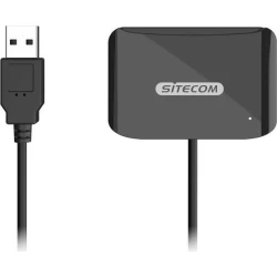 Lector Sitecom DNIe SmartCards USB-A Negro (MD-1001) | Hay 10 unidades en almacén | Entrega a domicilio en Canarias en 24/48 horas laborables