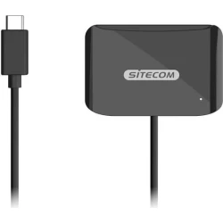 Lector Tarjetas Sitecom USB-C 2.0 60cm Negro (MD-1002) | Hay 10 unidades en almacén | Entrega a domicilio en Canarias en 24/48 horas laborables