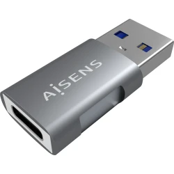 Mini Adaptador AISENS Usb-C/H a Usb-A/M Gris(A108-0655) | 8436574707656