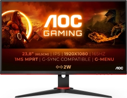 Monitor Gaming Aoc 24`` Fhd Multimedia Negro(24G2SPU/BK) | 181,99 euros