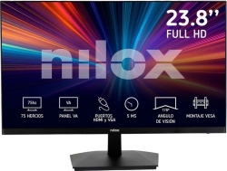 Monitor NILOX 24`` VA FHD HDMI DP Negro (NXM24FHD111) | Hay 10 unidades en almacén | Entrega a domicilio en Canarias en 24/48 horas laborables