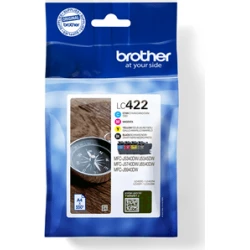 Pack Tinta BROTHER LC422 BK/C/M/Y (LC422VAL) | 4977766816793
