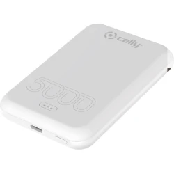 PowerBank CELLY Wireless USB-C Blanco (MAGPB5000EVOWH) | 8021735197751