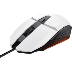 Ratón Gaming Trust GXT 109W FELOX RGB Blanco (24485) | 25066 | Hay 8 unidades en almacén | Entrega a domicilio en Canarias en 24/48 horas laborables