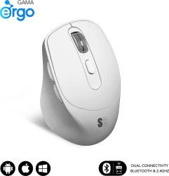 Ratón SUBBLIM Comfort Bluetooth Blanco (SUBMO-EDCON02) | Hay 3 unidades en almacén | Entrega a domicilio en Canarias en 24/48 horas laborables