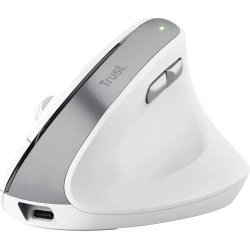 Ratón Vertical Trust Bayo II Óptico RF Blanco (25398) | Hay 10 unidades en almacén | Entrega a domicilio en Canarias en 24/48 horas laborables