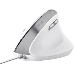 Ratón Vertical Trust Bayo II Óptico USB-A Blanco(25397) | Hay 10 unidades en almacén | Entrega a domicilio en Canarias en 24/48 horas laborables