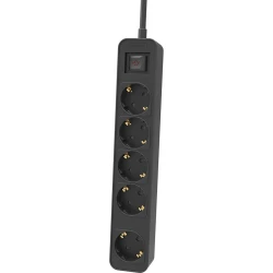 Regleta Philips 5xSchuko Interruptor 1.5m (CHP2154G/10) | CHP2154B/10 | 4895229132184 [1 de 2]