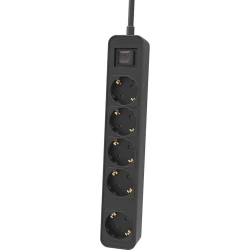 Regleta Philips 5xschuko Interruptor 1.5m (CHP2154G/10) | CHP2154B/10 | 4895229132184 | 10,15 euros