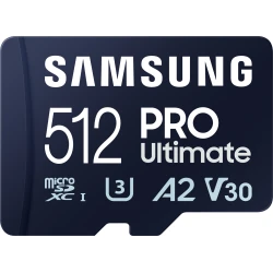 Samsung MicroSD Pro Ultimate 512Gb+Adap (MB-MY512SA/WW) | 8806094957228 | Hay 3 unidades en almacén | Entrega a domicilio en Canarias en 24/48 horas laborables