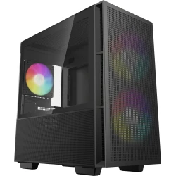 Caja DeepCool CH360 ARGB Negra (R-CH360-BKAPE3-G-1) | Hay 5 unidades en almacén | Entrega a domicilio en Canarias en 24/48 horas laborables