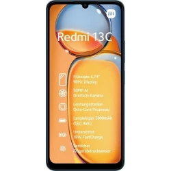 Smartp XIAOMI Redmi 13C NFC 6.74`` 4Gb 128Gb (MZB0FL8EU) | Hay 7 unidades en almacén | Entrega a domicilio en Canarias en 24/48 horas laborables