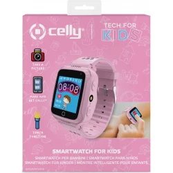 Smartwatch CELLY para niños BT GPS Rosa (KIDSWATCHPK) | 8021735196280