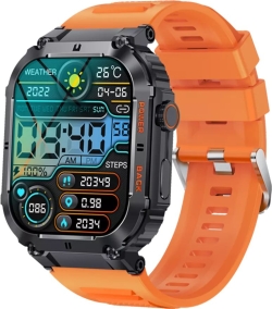 Smartwatch DENVER 1.96`` BT Negro/Naranja (SWC-191O) | 5706751070020 | Hay 2 unidades en almacén | Entrega a domicilio en Canarias en 24/48 horas laborables