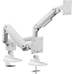 Soporte Mesa EQUIP 2Brazos 17``-35`` Blanco (EQ650183) | Hay 2 unidades en almacén | Entrega a domicilio en Canarias en 24/48 horas laborables