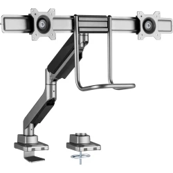 Soporte Mesa EQUIP 2pantallas 17``-32`` (EQ650161) | Hay 2 unidades en almacén | Entrega a domicilio en Canarias en 24/48 horas laborables