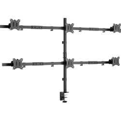 Soporte Mesa EQUIP 6Pantallas 17``-32`` (EQ650160) | Hay 2 unidades en almacén | Entrega a domicilio en Canarias en 24/48 horas laborables