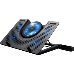 Soporte Trust GXT 1125 LED 17`` 5 Ventiladores (23581) | Hay 1 unidades en almacén | Entrega a domicilio en Canarias en 24/48 horas laborables