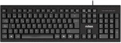 Teclado NILOX USB Negro (NXKBE000011) | Hay 5 unidades en almacén | Entrega a domicilio en Canarias en 24/48 horas laborables