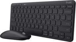 Teclado+Ratón Trust Lyra Bluetooth Negro (25061) | Hay 10 unidades en almacén | Entrega a domicilio en Canarias en 24/48 horas laborables